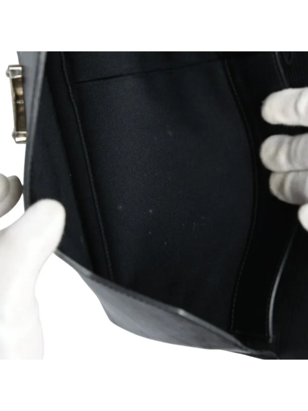 Louis Vuitton Epi Document Purse Robusto Business Black
